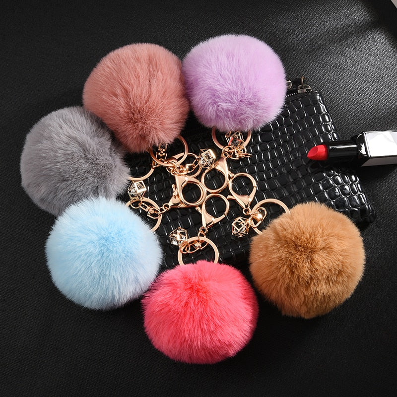 Glam Ball Keychain