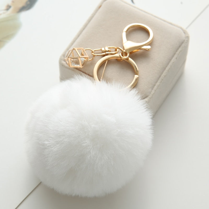 Glam Ball Keychain